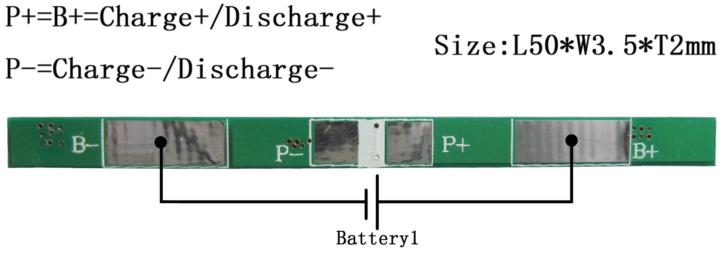 1串锂电池保护板